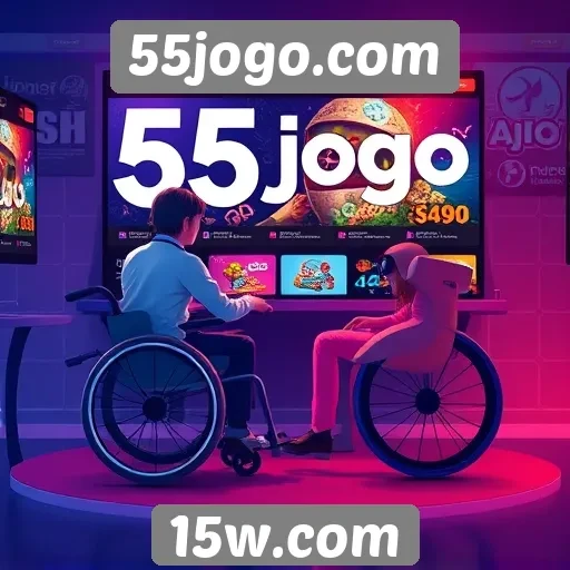 Acessibilidade e interface do usuário em 55jogo.com